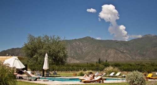 Piscina en el Jardin