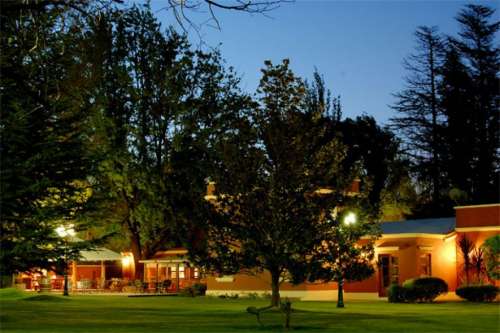 Vista del Jardín de noche