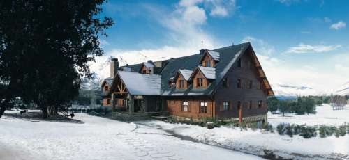 Hotel in winter