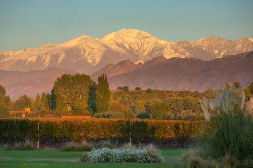 Overlooking the Mountains