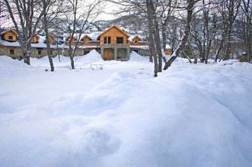 View with snow